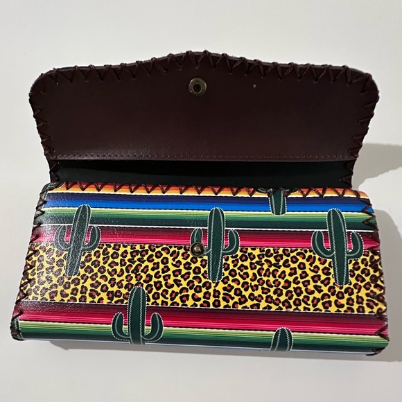 Handmade Handbags - ANIMAL CACTUS PRINTED WALLET